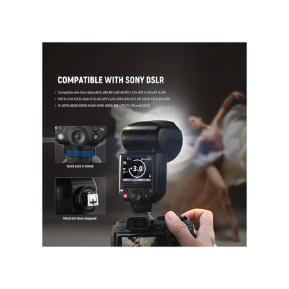 Neewer Z2PRO-S TTL Round Head Flash Speedlite for Sony