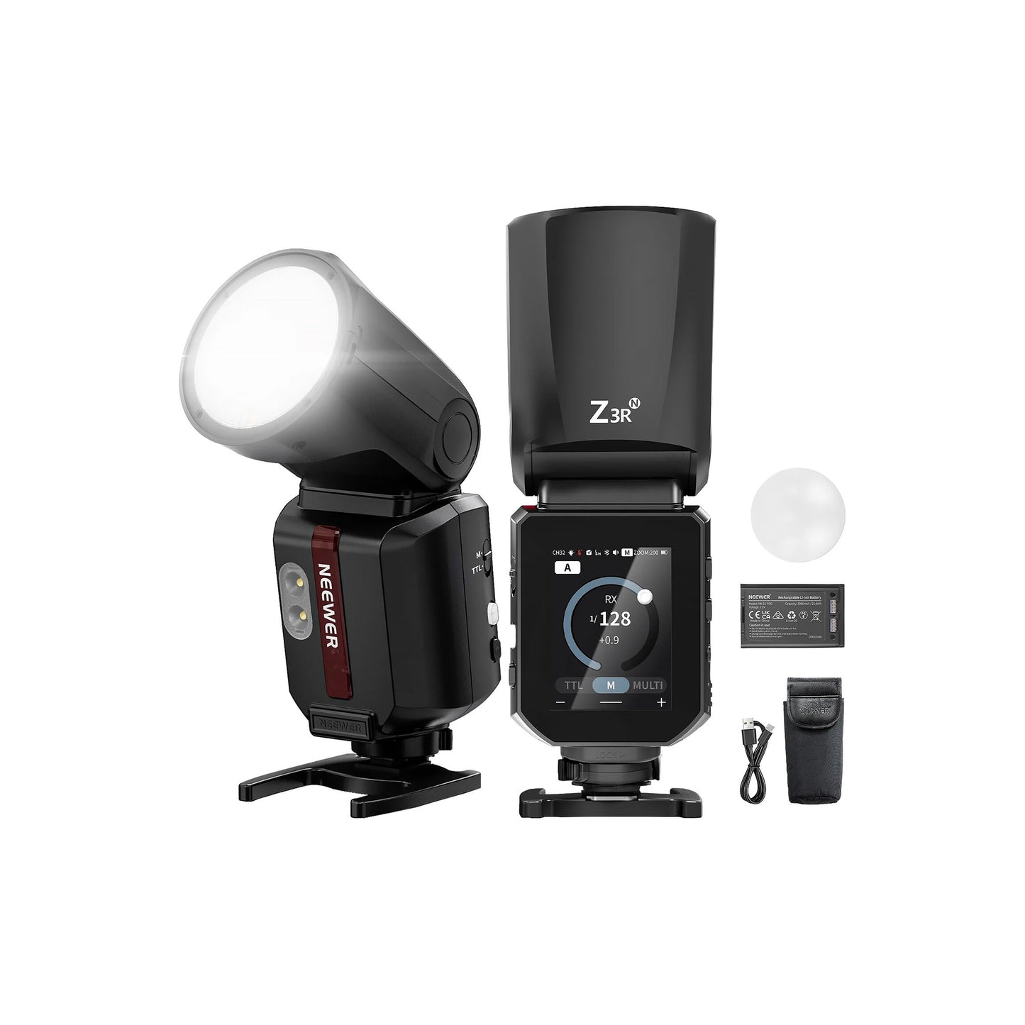 Neewer Z3R-N TTL Round Head Flash Speedlite for Nikon