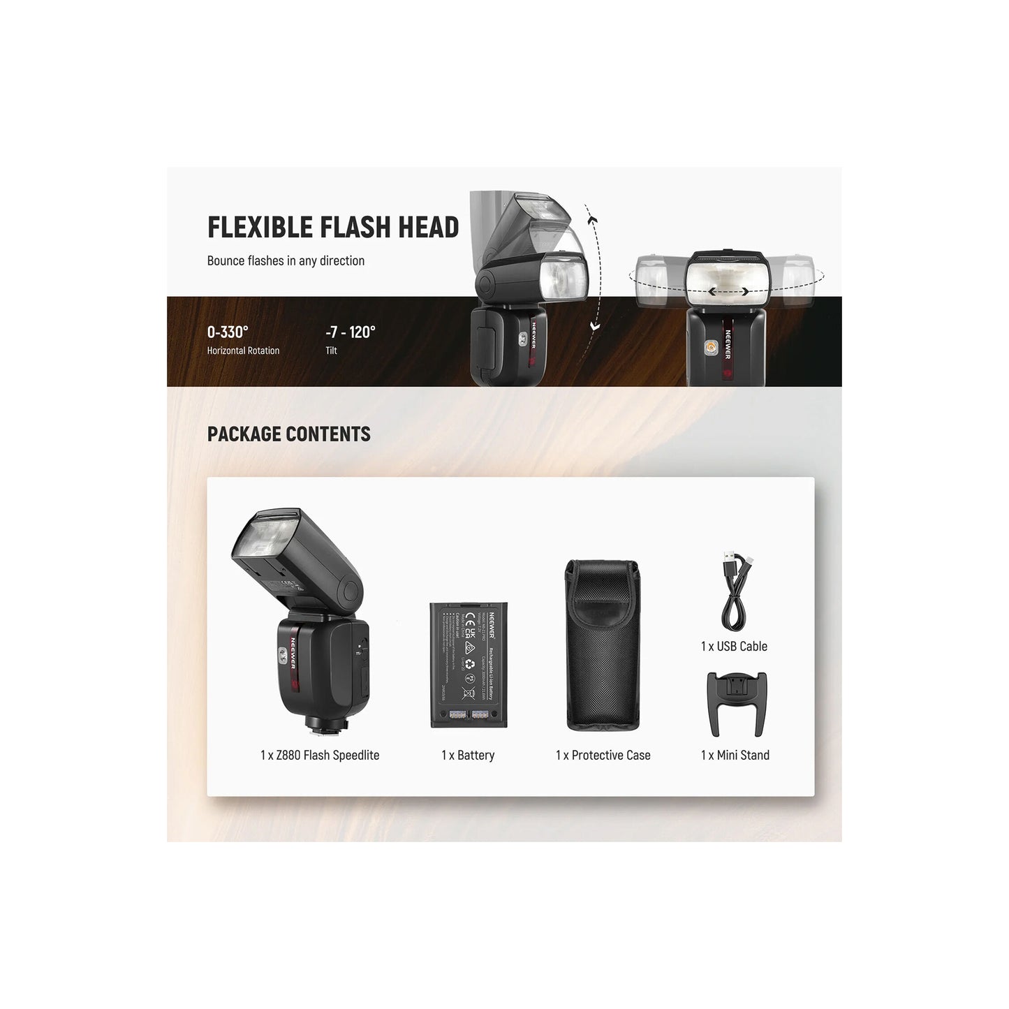 Neewer Z880-C TTL Camera Flash Speedlite for Canon