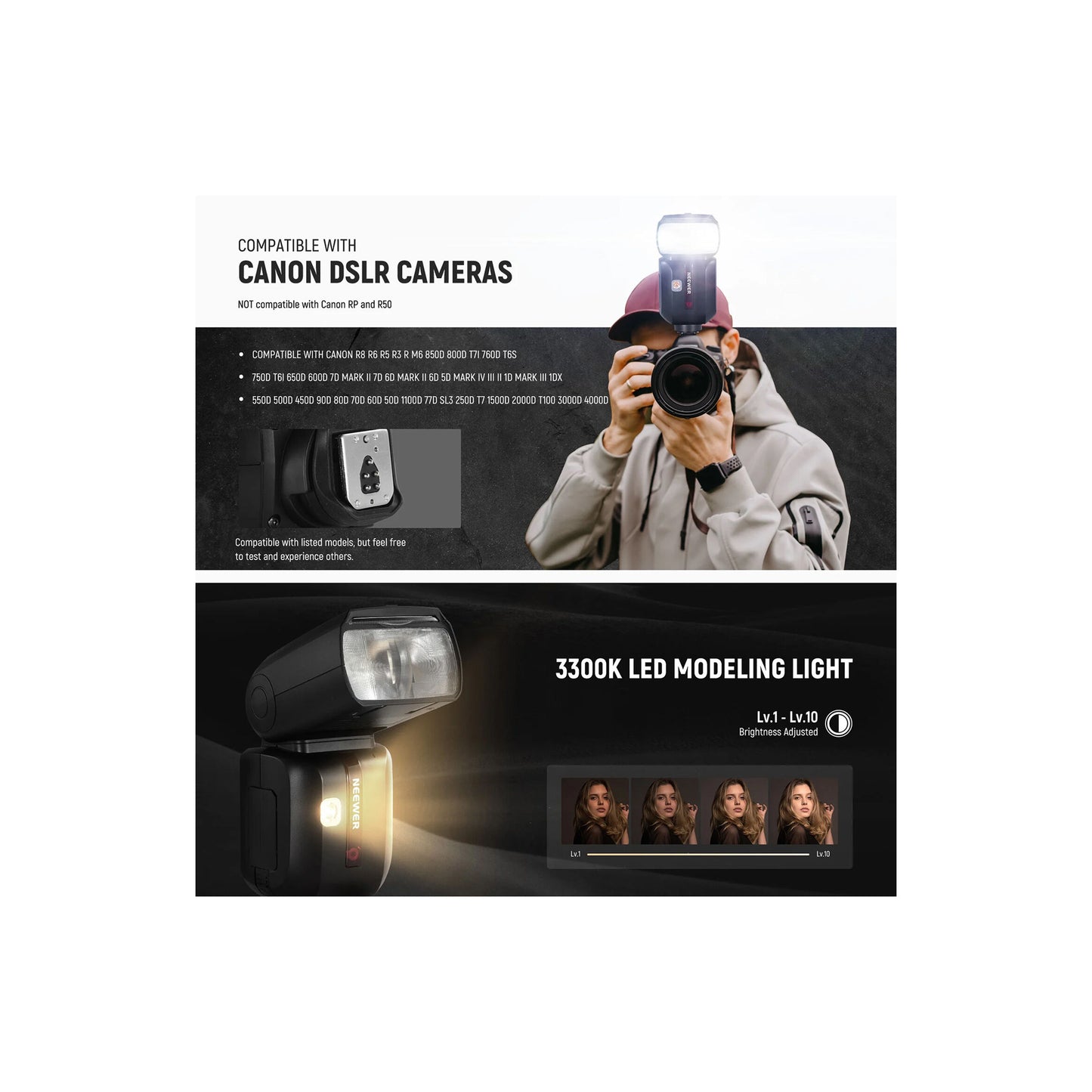 Neewer Z880-C TTL Camera Flash Speedlite for Canon
