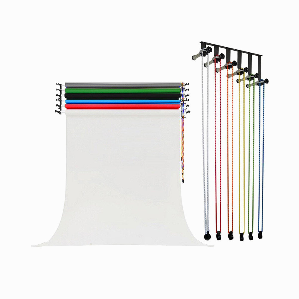NiceFoto S-22 6-Roller Manual Chain Background Support Kits