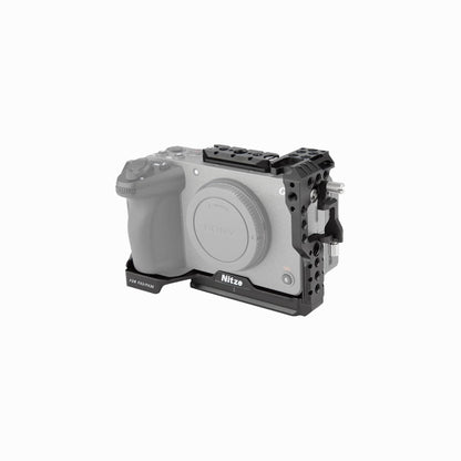 Nitze Cage for Sony FX30 / FX3 with HDMI Cable Clamp and Built-in Acra QR Plate T-S10B