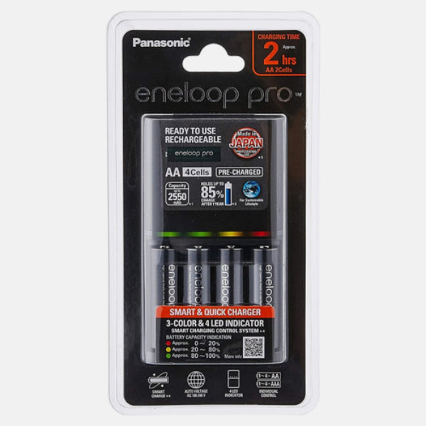 PANASONIC ENELOOP PRO AA 4 CELLS NB-002