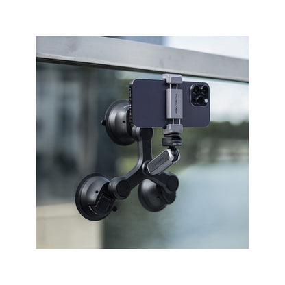 PGYTECH 3-Arm Suction Mount with CapLock Ball Head & 3-Prong Mount-P-GM-224