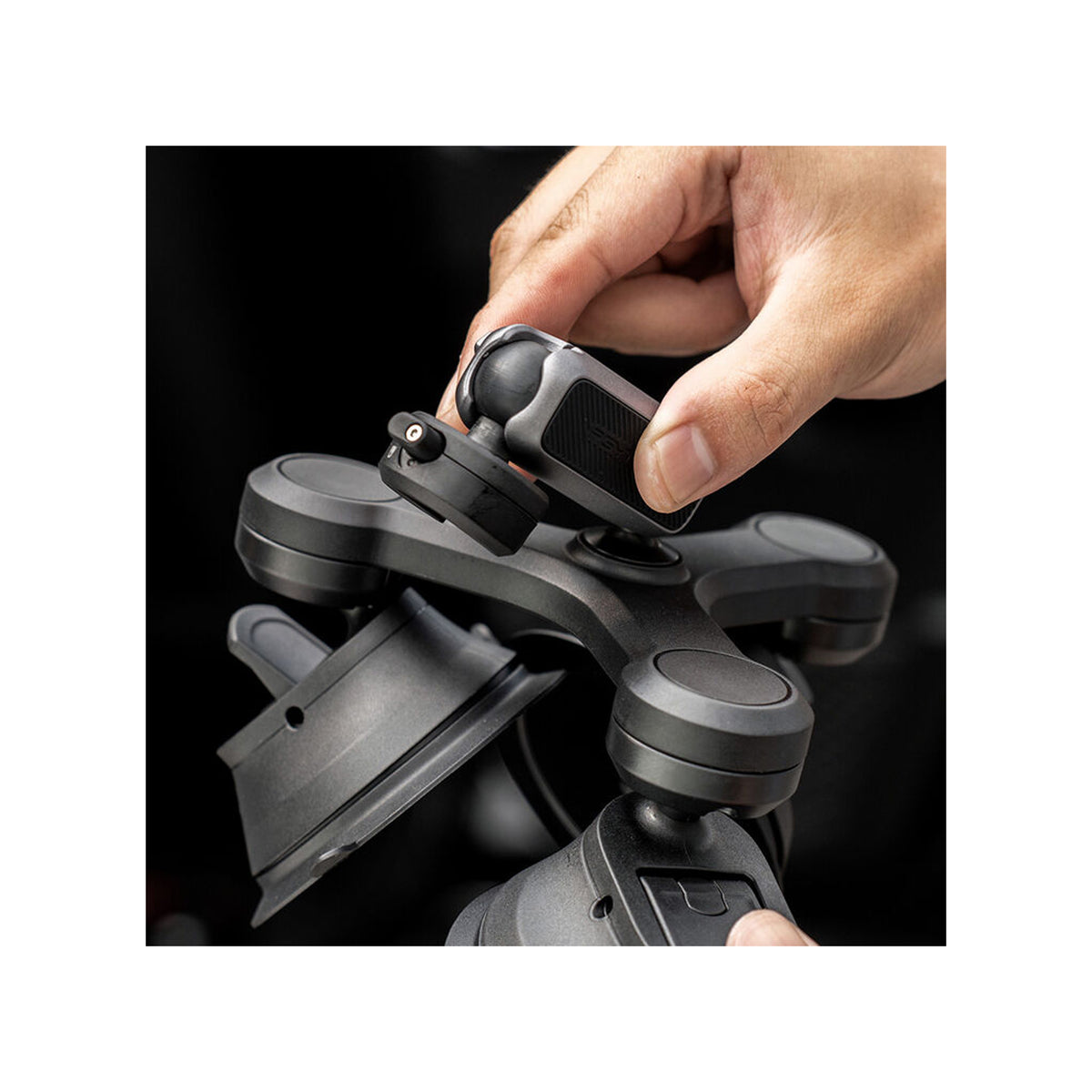 PGYTECH 3-Arm Suction Mount with CapLock Ball Head & 3-Prong Mount-P-GM-224