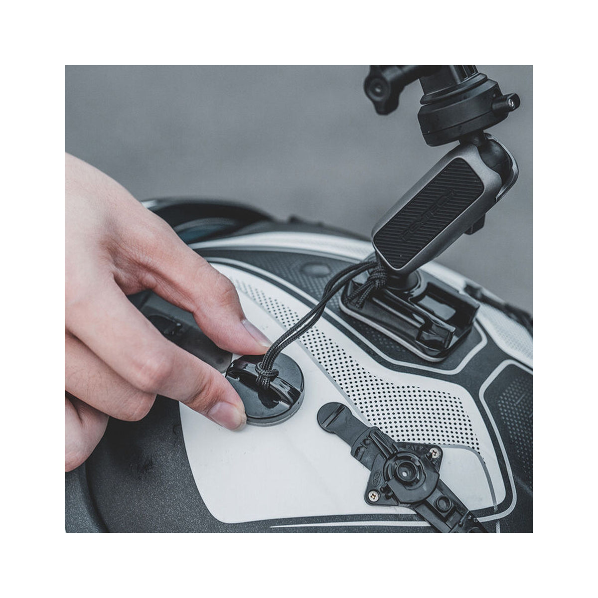 PGYTECH Action Camera Helmet Mount with CapLock Ball Head Arm-P-GM-225