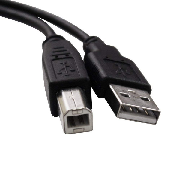USB-B to USB-A Printer Cable