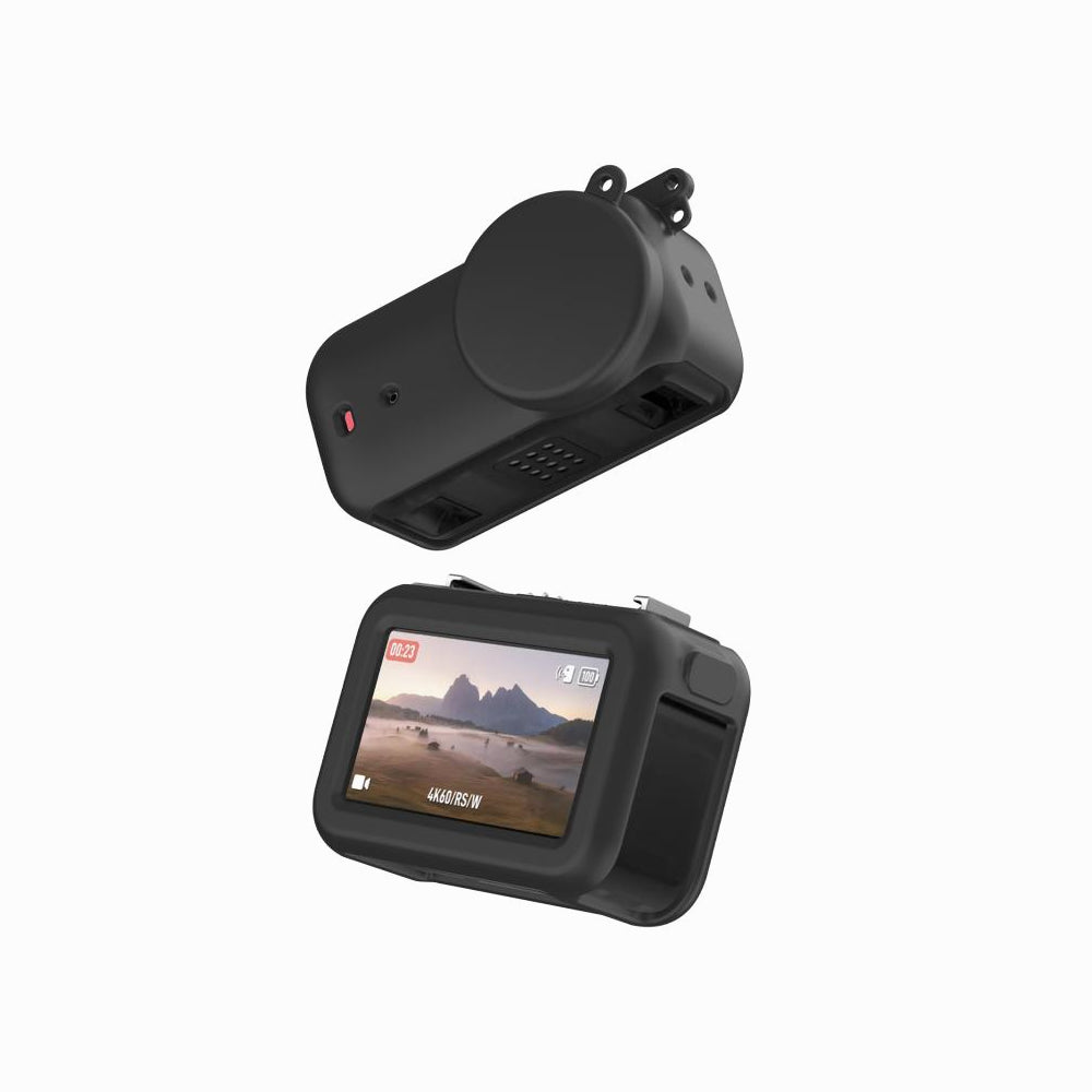 DJI Osmo Nano PULUZ Transmission Module & Lens & Body 3 in 1 Silicone Protective Cover (Black)-PU1060B