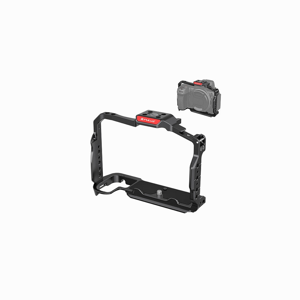 Nikon Z6III / Z6II PULUZ Metal Camera Cage Stabilizer Rig (Black)-PU3129B