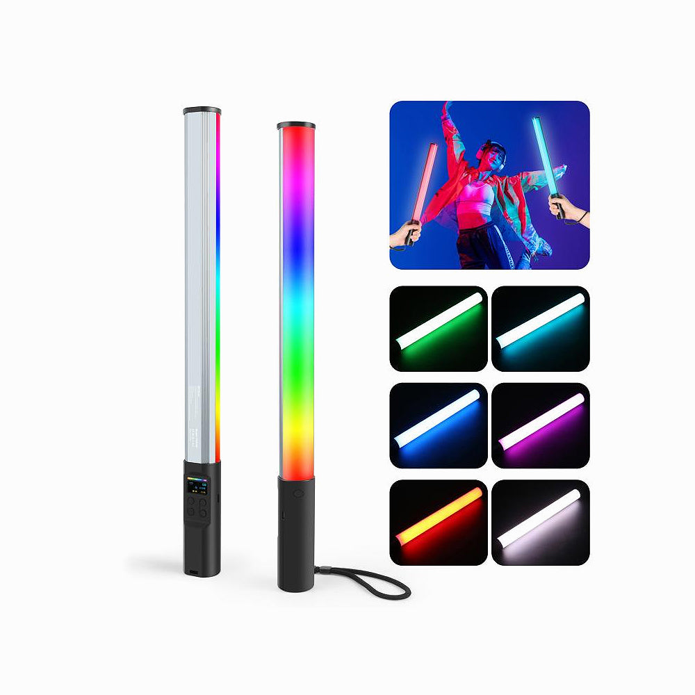 PULUZ 132 LEDs Photo Handheld Stick Light Full Color RGB Fill Light-PU4140