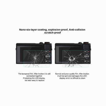 PULUZ 2.5D 9H Tempered Glass Film for Canon PowerShot G7 X Mark III / M200 / 850D
