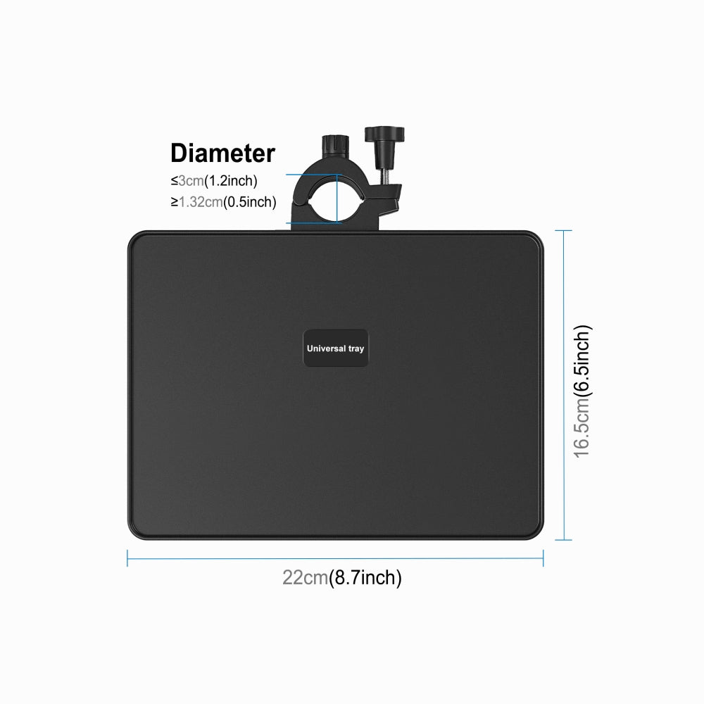 PULUZ Standard Version Live Tripod Sound Card Tray, Size: 16.5 x 22cm (Black)-PU626B