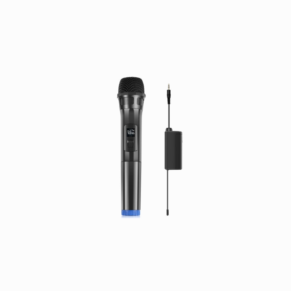 PULUZ UHF Wireless Dynamic Microphone with LED Display (Black)-PU628B