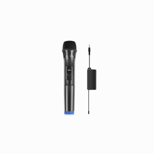 PULUZ UHF Wireless Dynamic Microphone with LED Display (Black)-PU628B
