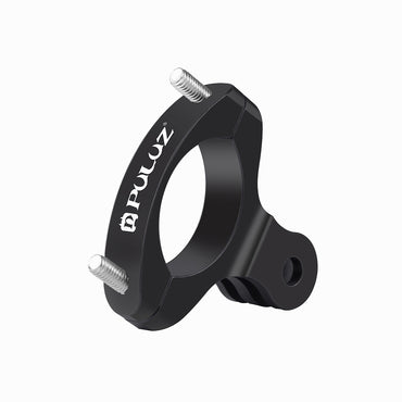 PULUZ Bike Handlebar Adapter Aluminum Mount for GoPro, Insta360, DJI and Other Action Cameras (Black)PU193B