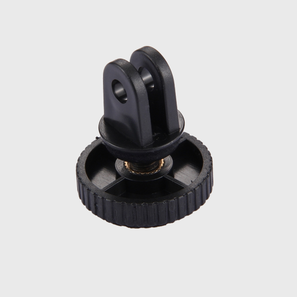 PULUZ 1/4-inch Screw Tripod Mount Adapter for GoPro, Insta360, DJI and Other Action Cameras 5mm Diameter Screw Hole, 3.3cm Diameter-PU213