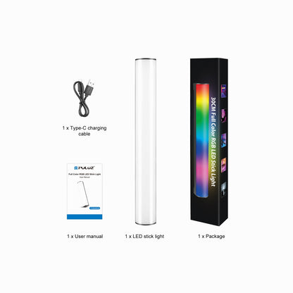 PULUZ 30cm Photo Handheld Full Color RGB Stick Light Magnetic LED Fill Light-PU4139