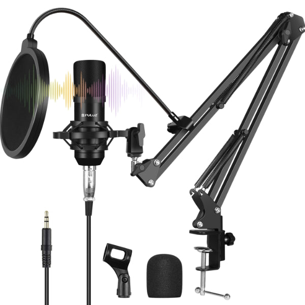 PULUZ Condenser Microphone Studio Broadcast Professional Singing Microphone kits