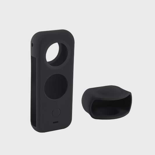 PULUZ Full Body Dust-proof Silicone Protective Case for Insta360 ONE X2(Black)