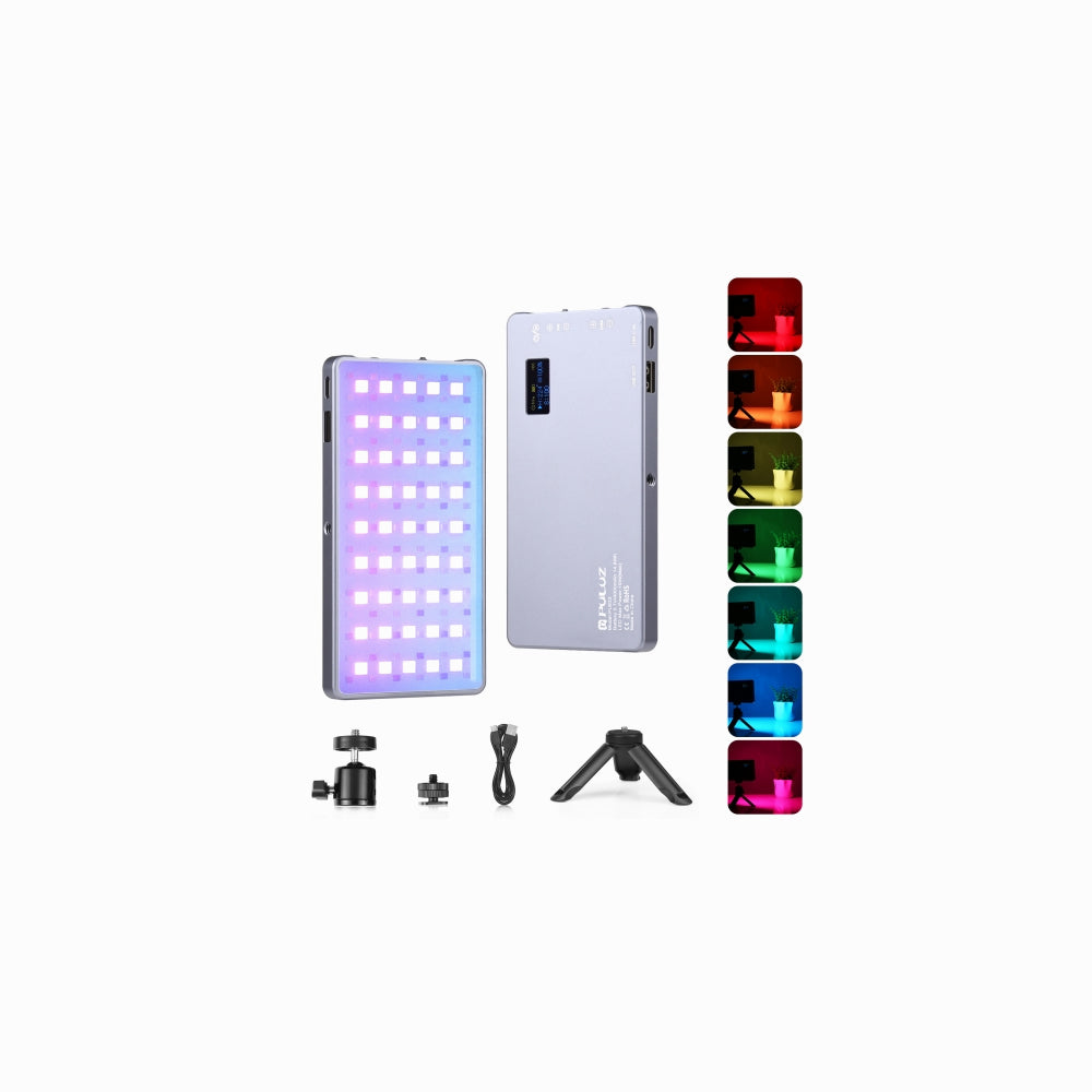 PULUZ LED Full Color RGB Beauty Fill Light Pocket Vlogging Photography Light-PU633