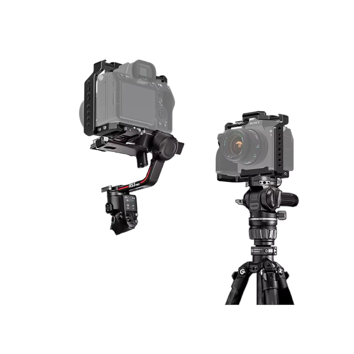 Poyinco aluminum cage for Sony A7M5/A7M4/A7R5/A7M3/A7R3
