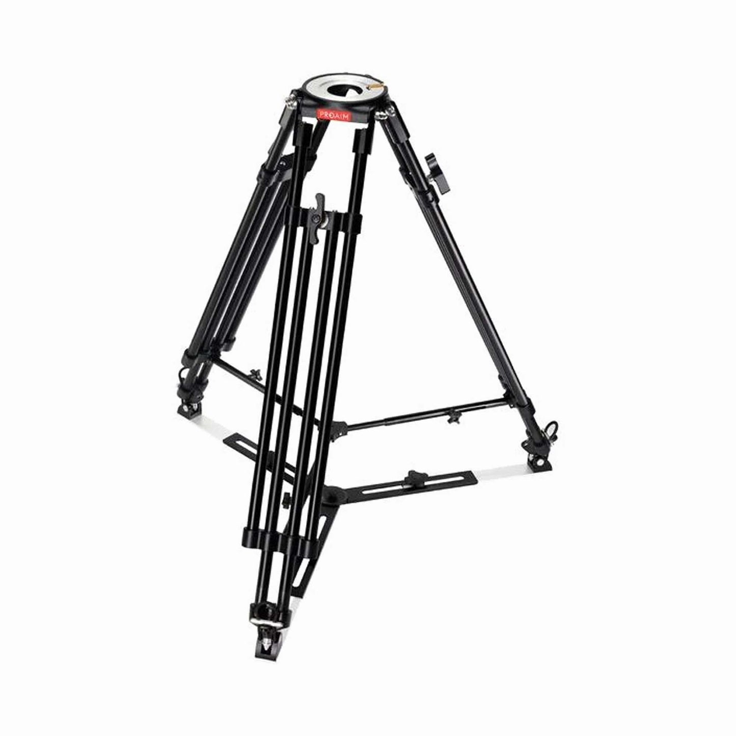 Proaim Heavy-Duty Mitchell Base Tripod Legs with Mid-Level & Ground Spreaders (Black)