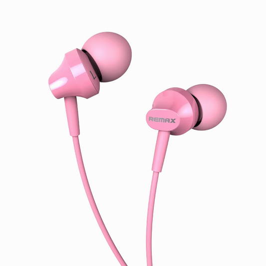 REMAX 3.5mm Wired Earphone RM-501 Pink
