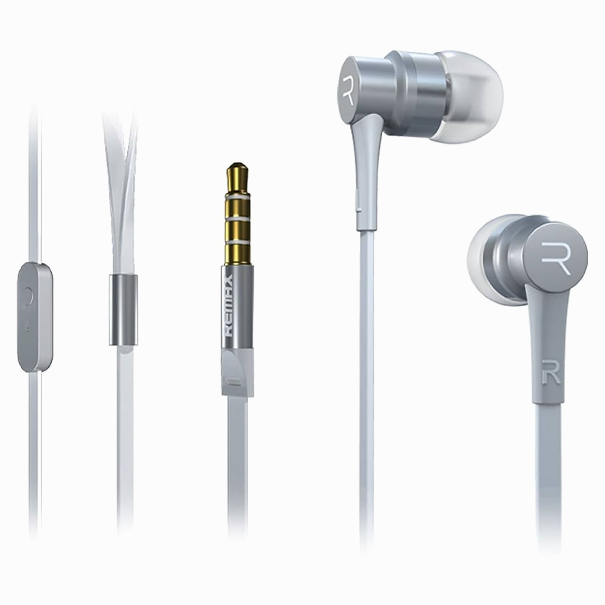 REMAX 3.5mm Wired Earphone RM-535 White