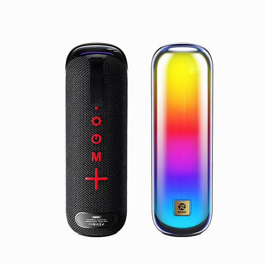 REMAX Glamorous Series 5W colorful screen Portable Wireless Speaker RB-M13 BLACK