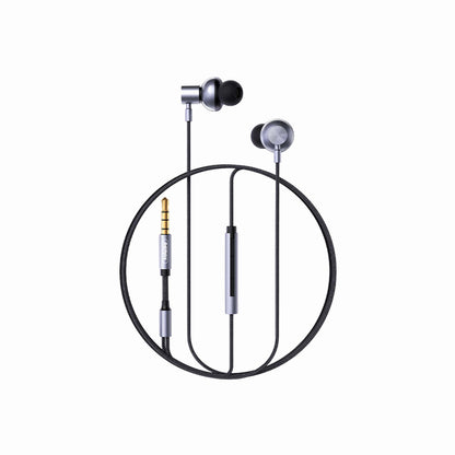 REMAX Metal Braided Wired Earphone for Music & Call RM-730 Grey