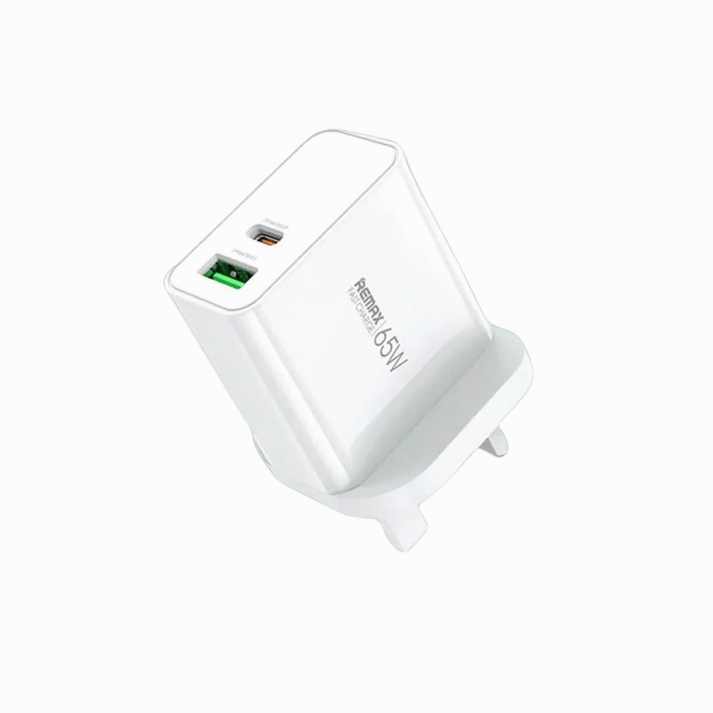REMAX RP-U125 65W GaN Fast Charger (USB & Type-C)