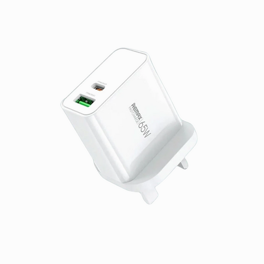 REMAX RP-U125 65W GaN Fast Charger (USB & Type-C)