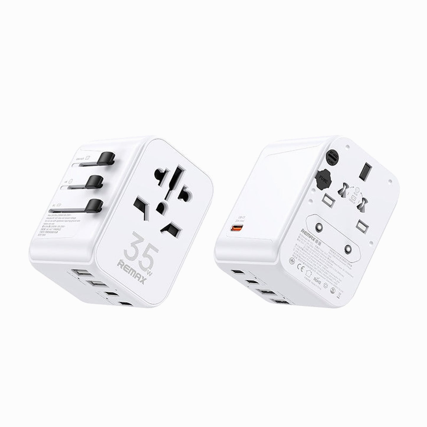 REMAX RP-U23 ASTRO SERIES 2.4A Universal Travel Charger Adaptor 12W