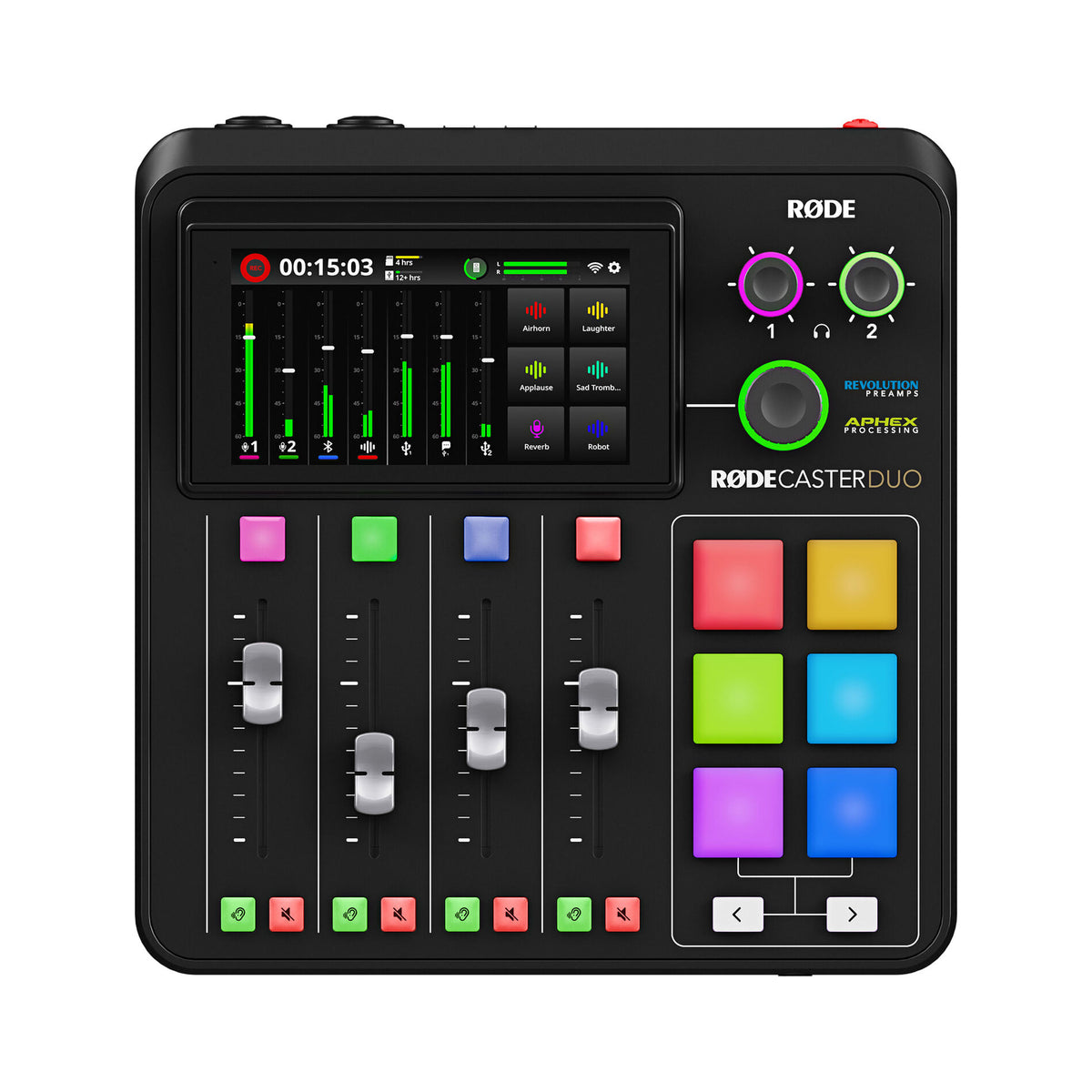 RØDE RØDECaster Duo Integrated Audio Production Studio – Black