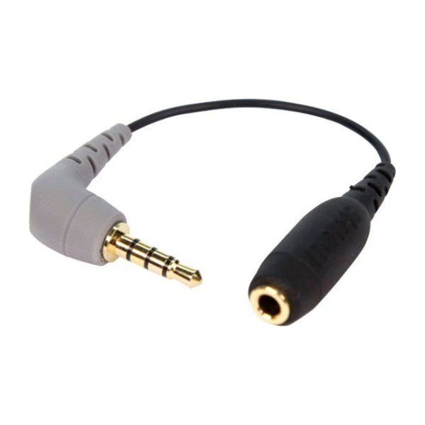 RODE SC4 3.5MM TRS FEMALE TO 3.5MM RIGHT-ANGLE TRRS MALE ADAPTER CABLE FOR SMARTPHONES