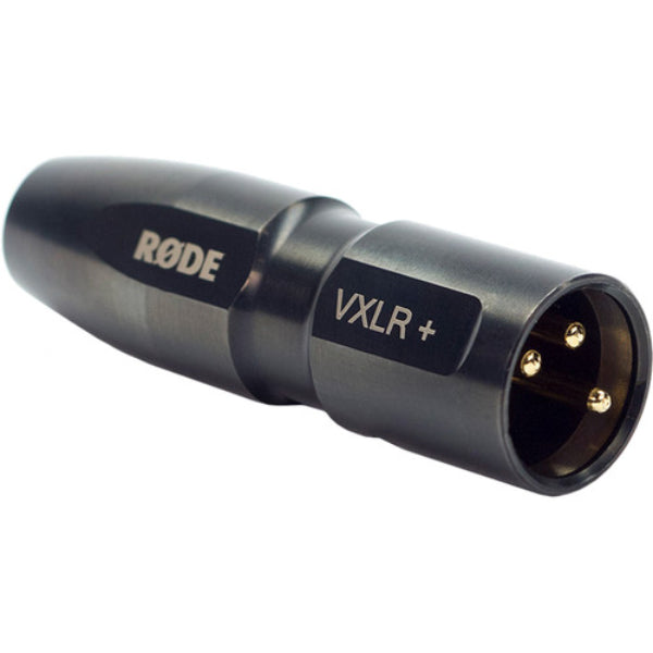 RODE VXLR+ 3.5MM SOCKET TO 3-PIN MALE XLR ADAPTOR