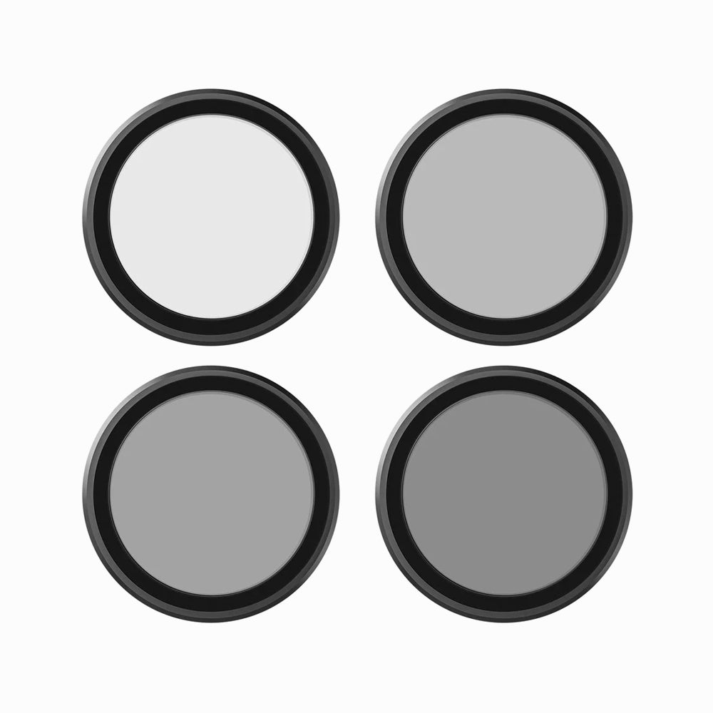 TELESIN CPL+ND8/16/32 Lens Filter Kit, 4-pack, AGC Glass, DJI Osmo Action 3 to 5 Pro(S5-FLT-06-TDJ)