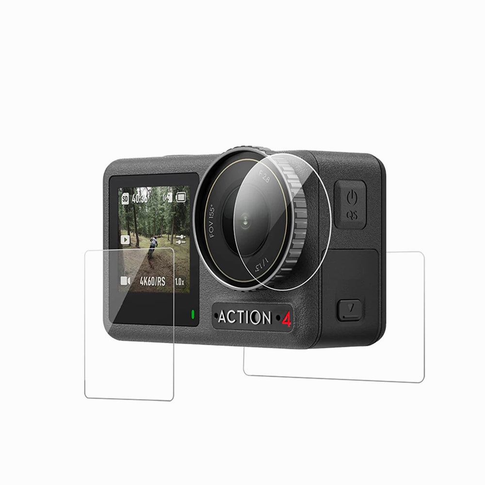 TELESIN Screen Guard Protective HD Film 2 SET for DJI Action 5 Pro(S6-FLM-09-TDJ)