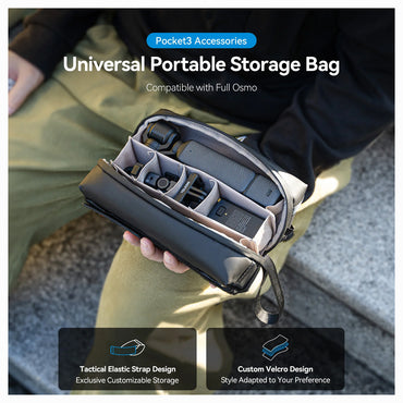 Telesin Universal Portable Storage Bag Compatible with Osmo Pocket3( S6-PRC-08-TDJ)