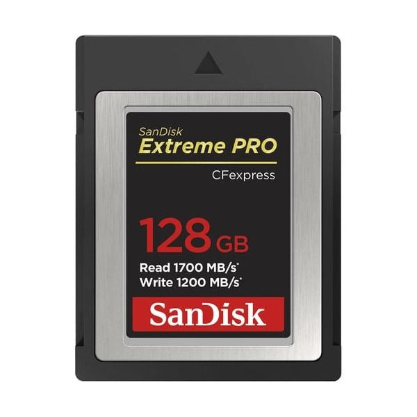 SANDISK EXTREME PRO 128GB 1700/1200MB/S CFEXPRESS TYPE B CARD( SDCFE-128G )