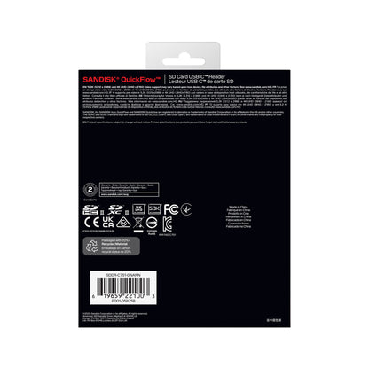 SANDISK QuickFlow UHS-I SD Card Reader with USB-C-SDDR-C751-GNANN