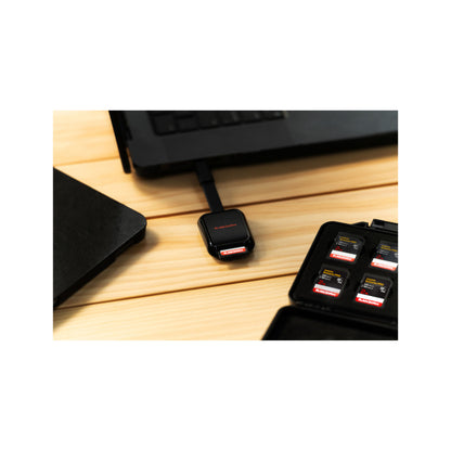 SANDISK QuickFlow UHS-I SD Card Reader with USB-C-SDDR-C751-GNANN