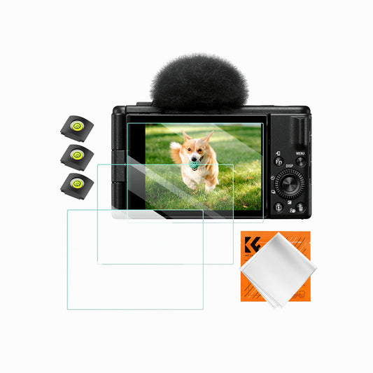 K&F CONCEPT Camera Screen Protector Compatible with Sony ZV-1, ZV-1 II, ZV-E10 (SKU.2195)