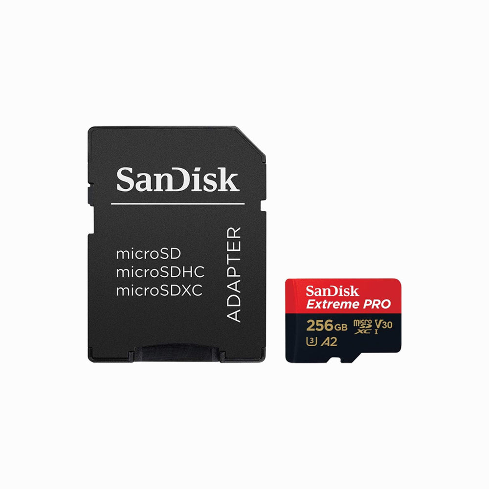 SanDisk Extreme PRO 256GB microSDXC UHS-I Memory Card (200MB/s Read, 140MB/s Write)