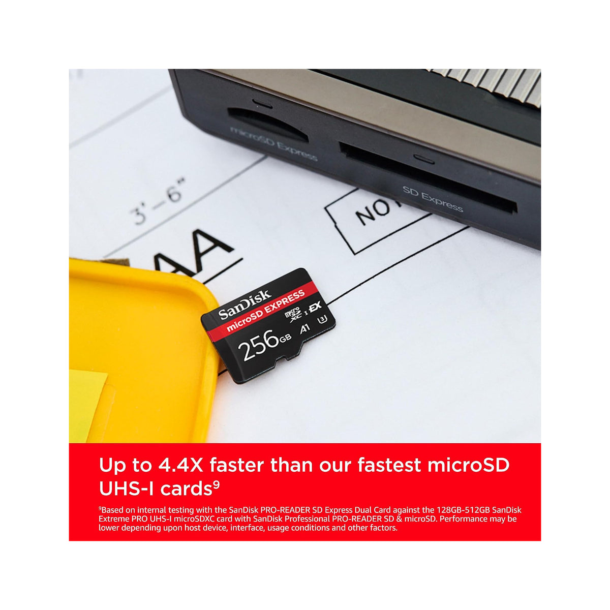 SanDisk 256GB microSDXC Express 880MB/s-SDSQXFN-256G-GN4NN