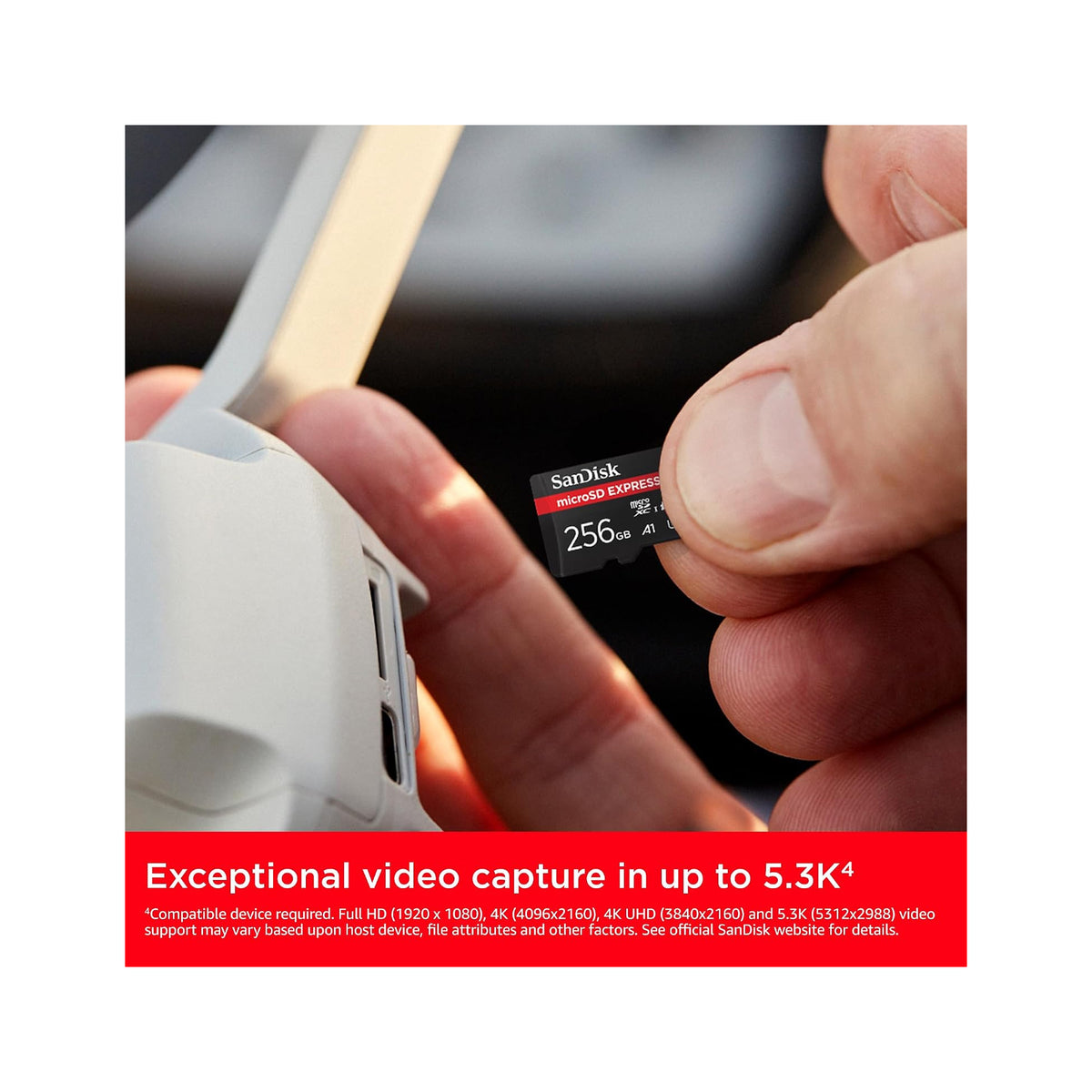 SanDisk 256GB microSDXC Express 880MB/s-SDSQXFN-256G-GN4NN