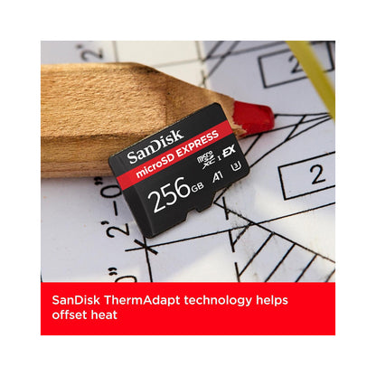 SanDisk 256GB microSDXC Express 880MB/s-SDSQXFN-256G-GN4NN