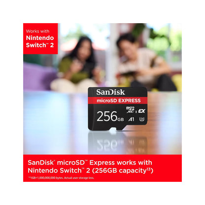 SanDisk 256GB microSDXC Express 880MB/s-SDSQXFN-256G-GN4NN