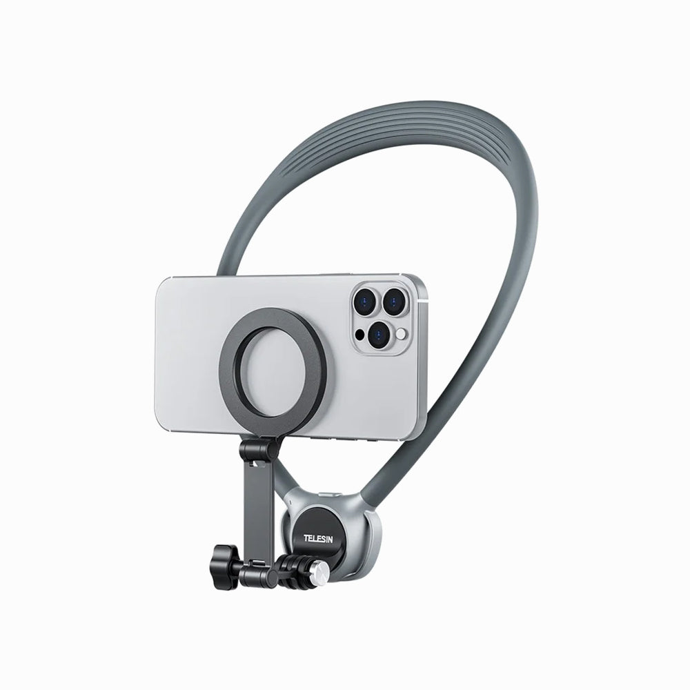 TELESIN 2in 1 Magnetic NECK Mount for Action Camera SE 2.0(P2-HNB-02)