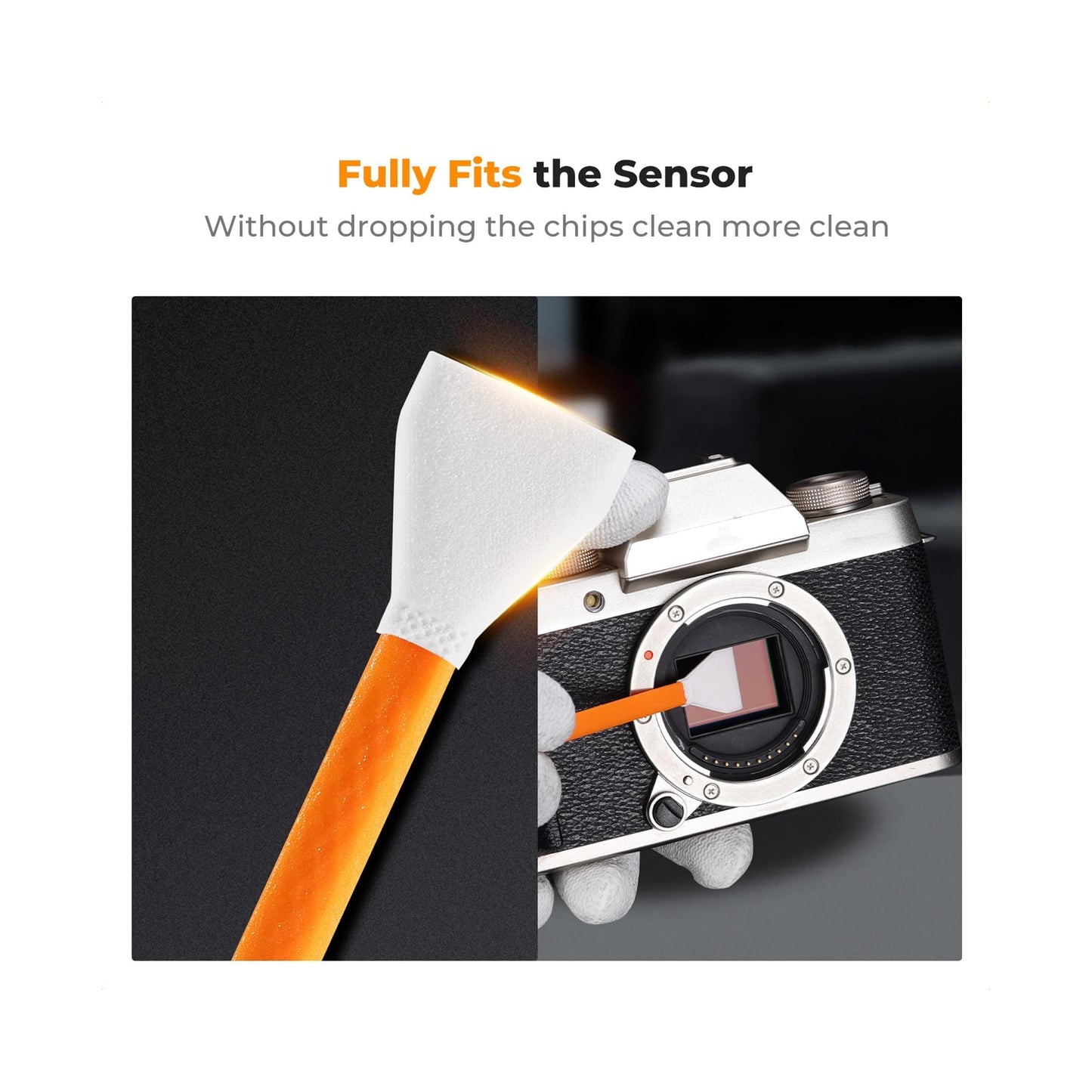 K&F APS-C SENSOR CLEANING SWAB WITH LENS CLEANER(SKU1616A)
